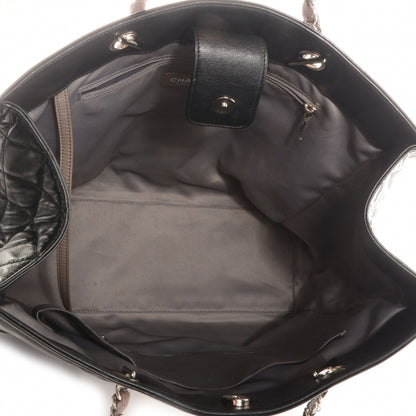 Chanel Vinyl Lipstick Tote Black 5 of 7
