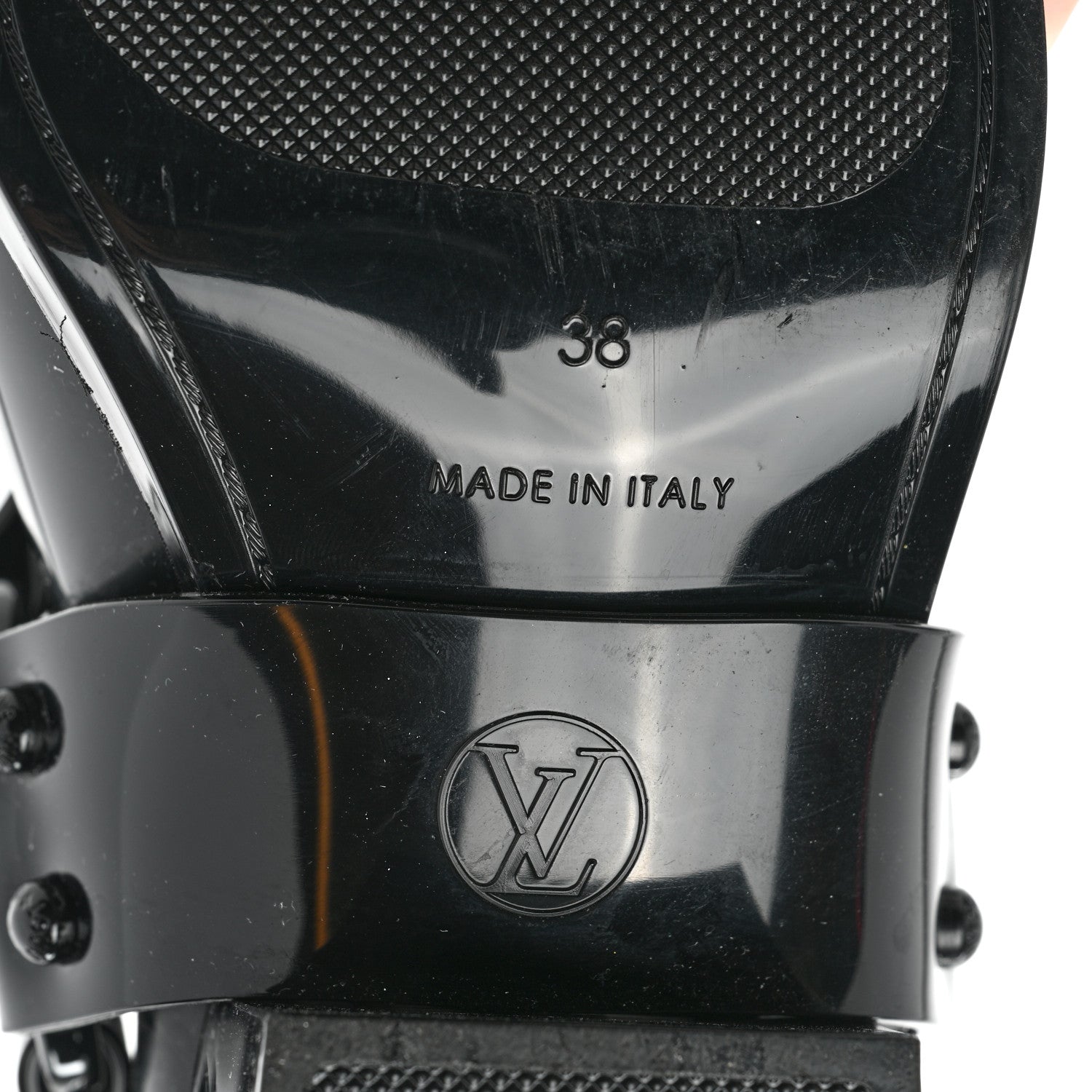 Louis Vuitton Rubber Monogram Rhapsody Ankle Boots 38 Black 6 of 8