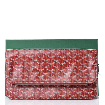 Goyard Goyardine Sainte Marie Soft Clutch Red 15 of 15