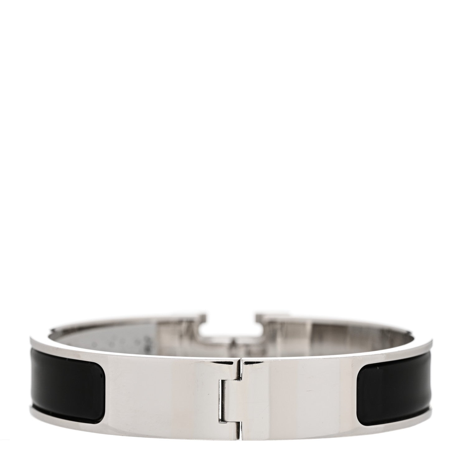 Hermes Enamel Narrow Clic Clac H Bracelet PM Black 3 of 6