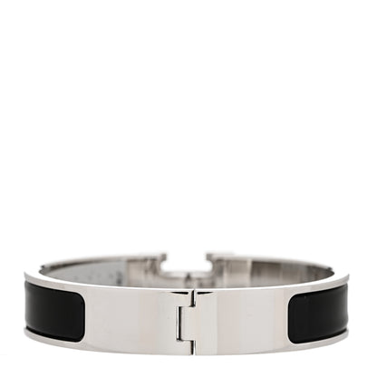 Hermes Enamel Narrow Clic Clac H Bracelet PM Black 3 of 6