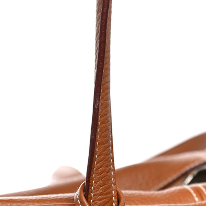 Hermes Taurillon Clemence Victoria II 35 Gold 12 of 13