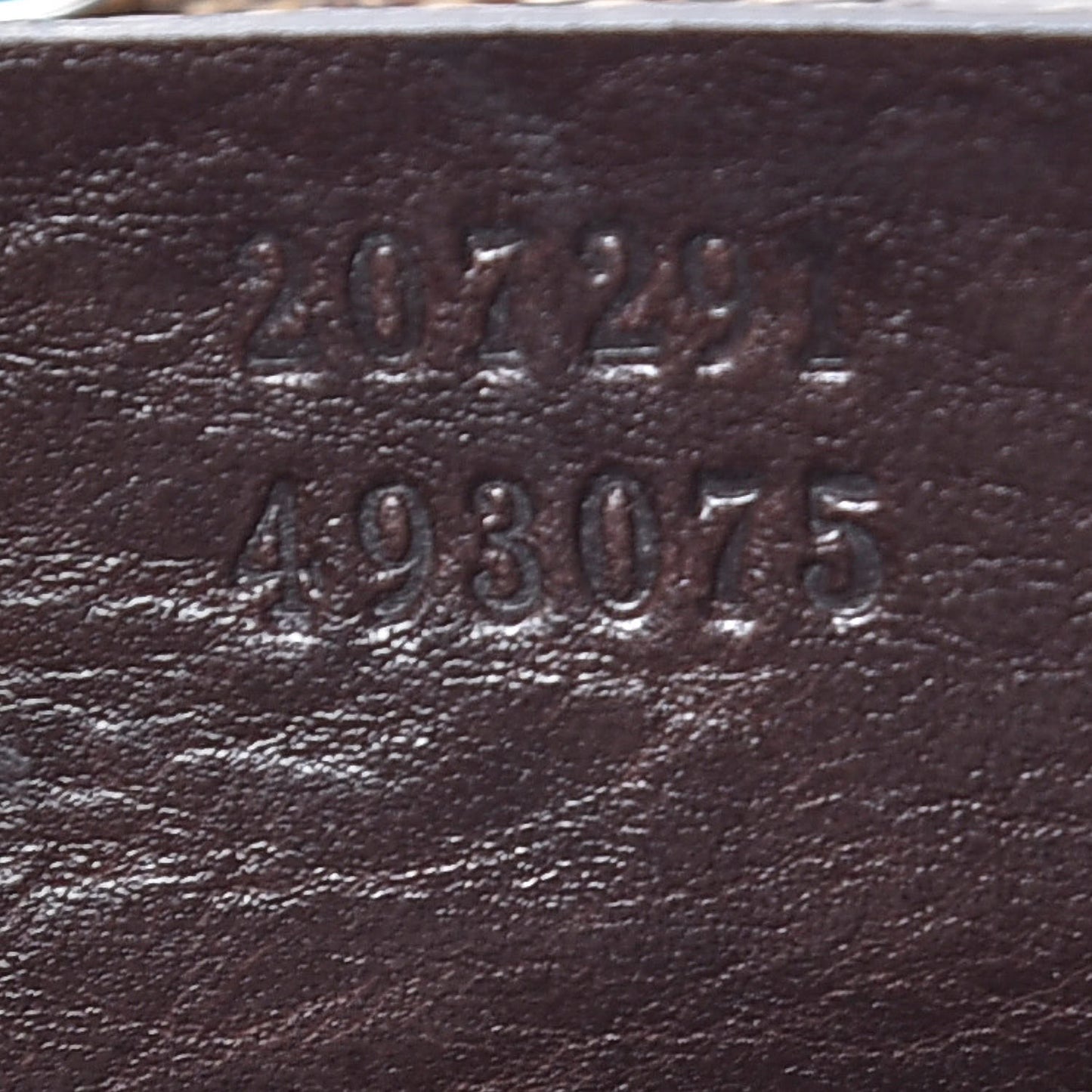 Crystal Monogram Medium Babouska Shopping Tote Dark Brown