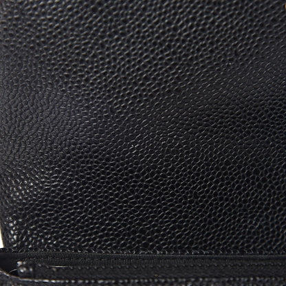 Chanel Caviar Half Moon Wallet On Chain WOC Black 12 of 13