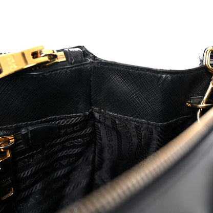 Prada Saffiano Large Galleria Double Zip Tote Black 21 of 27