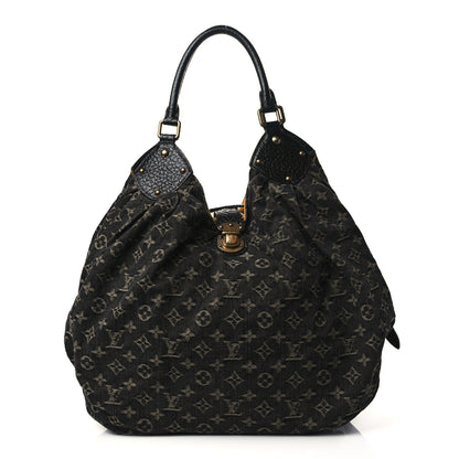 Louis Vuitton Denim Mahina XL Black 1 of 6