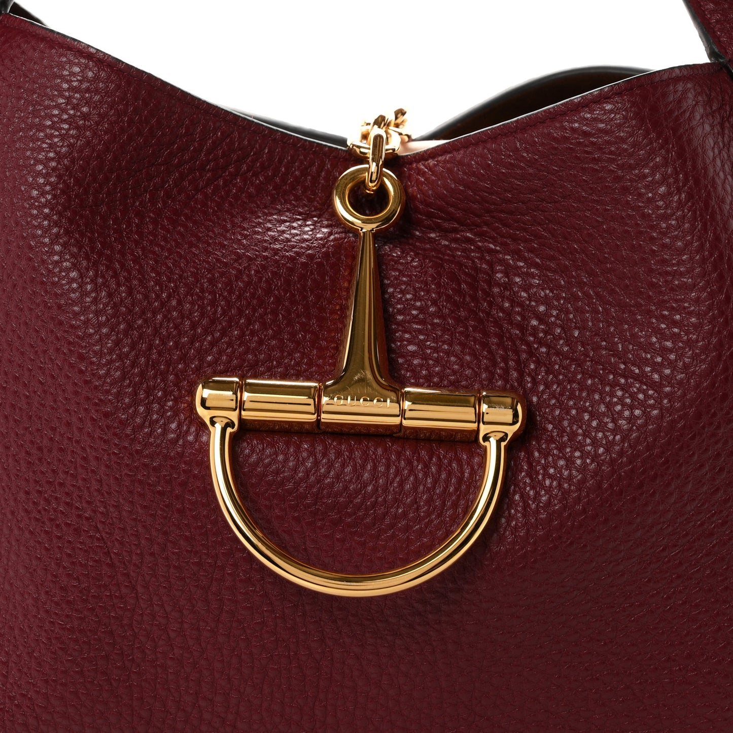 Grained Calfskin Softbit Maxi Shoulder Bag Rosso