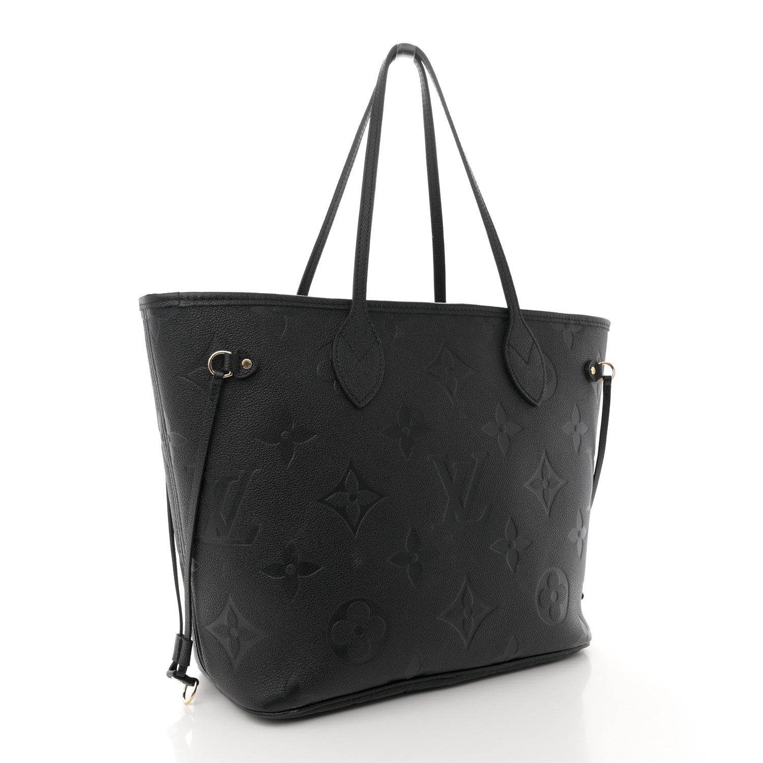 Louis Vuitton Empreinte Monogram Giant Neverfull MM Black 4 of 12