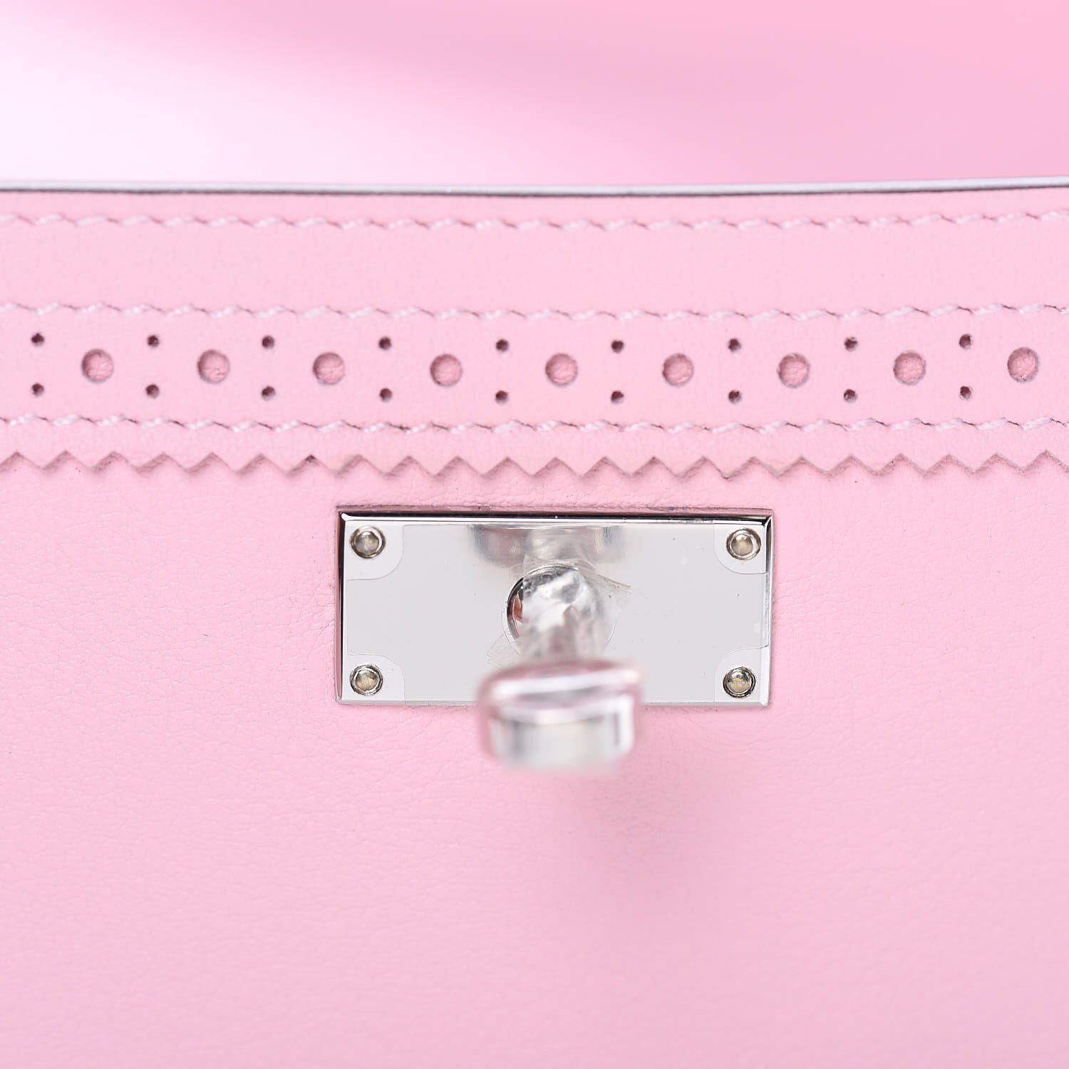 Hermes Swift Ghillies Kelly Longue Wallet Rose Sakura 20 of 22