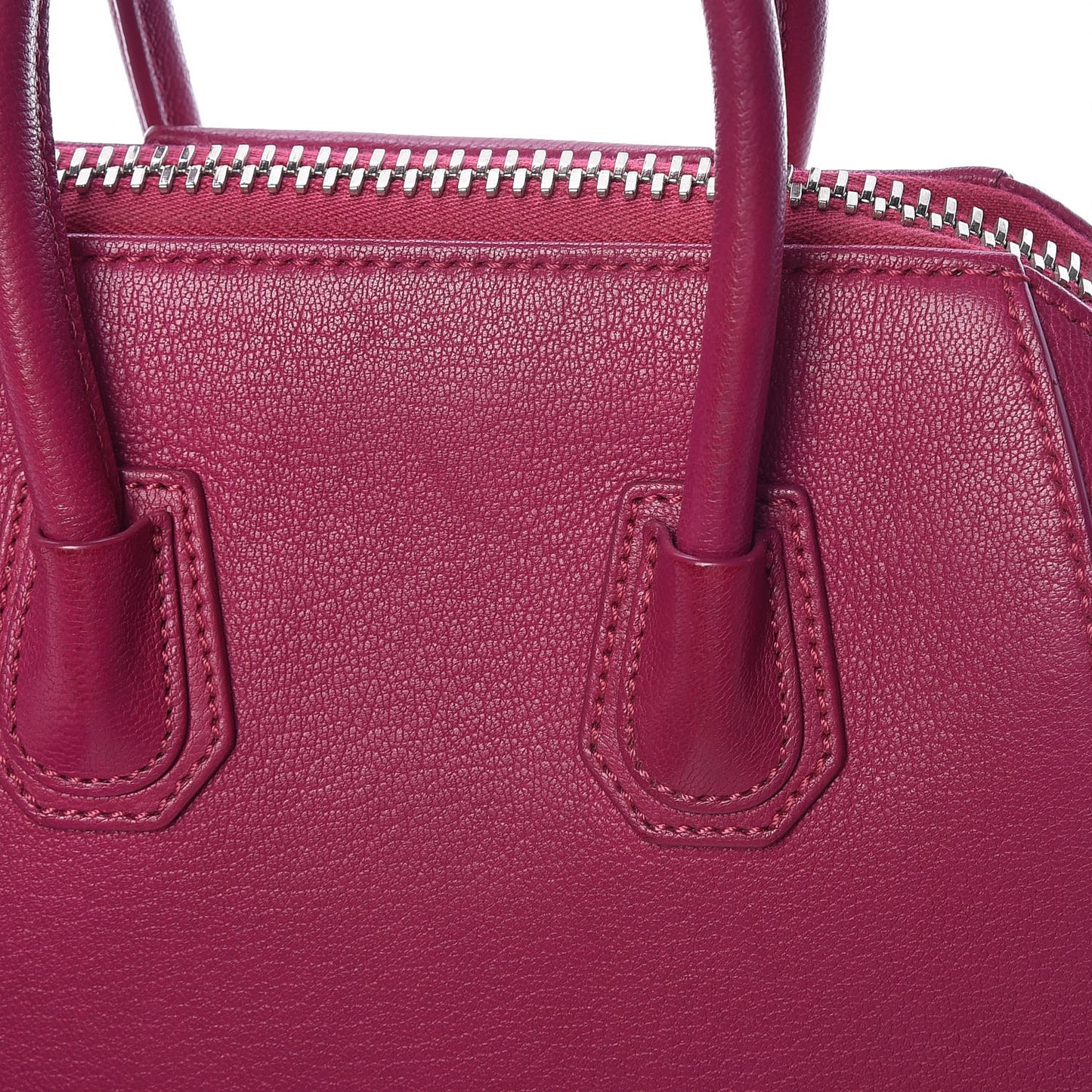 Sugar Goatskin Mini Antigona Magenta