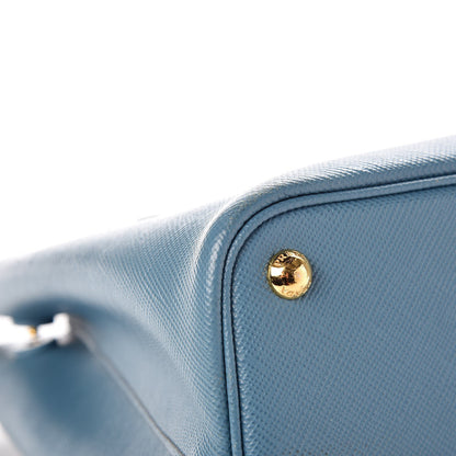 Prada Saffiano Cuir Small Double Bag Aviazione 11 of 14