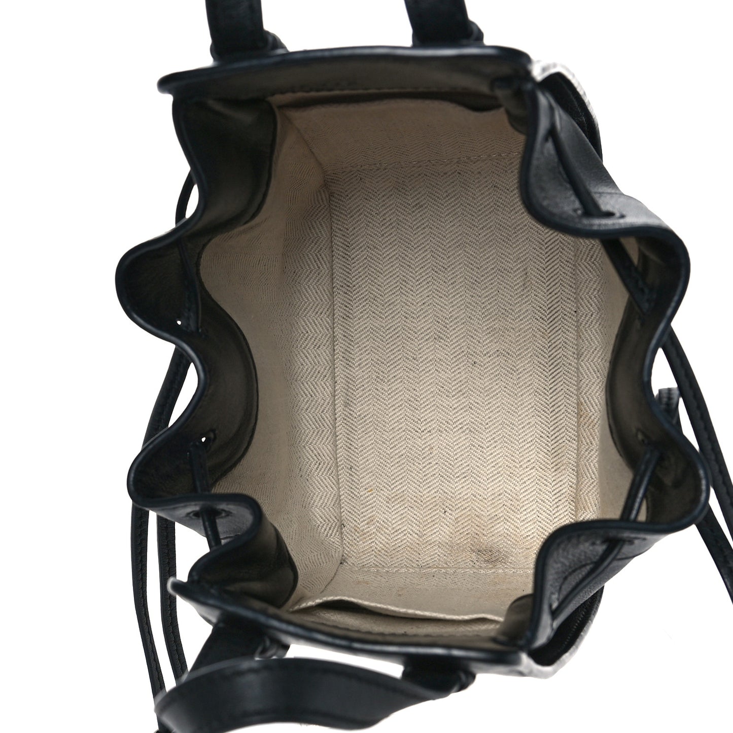 Calfskin Mini Hammock Shoulder Bag Black