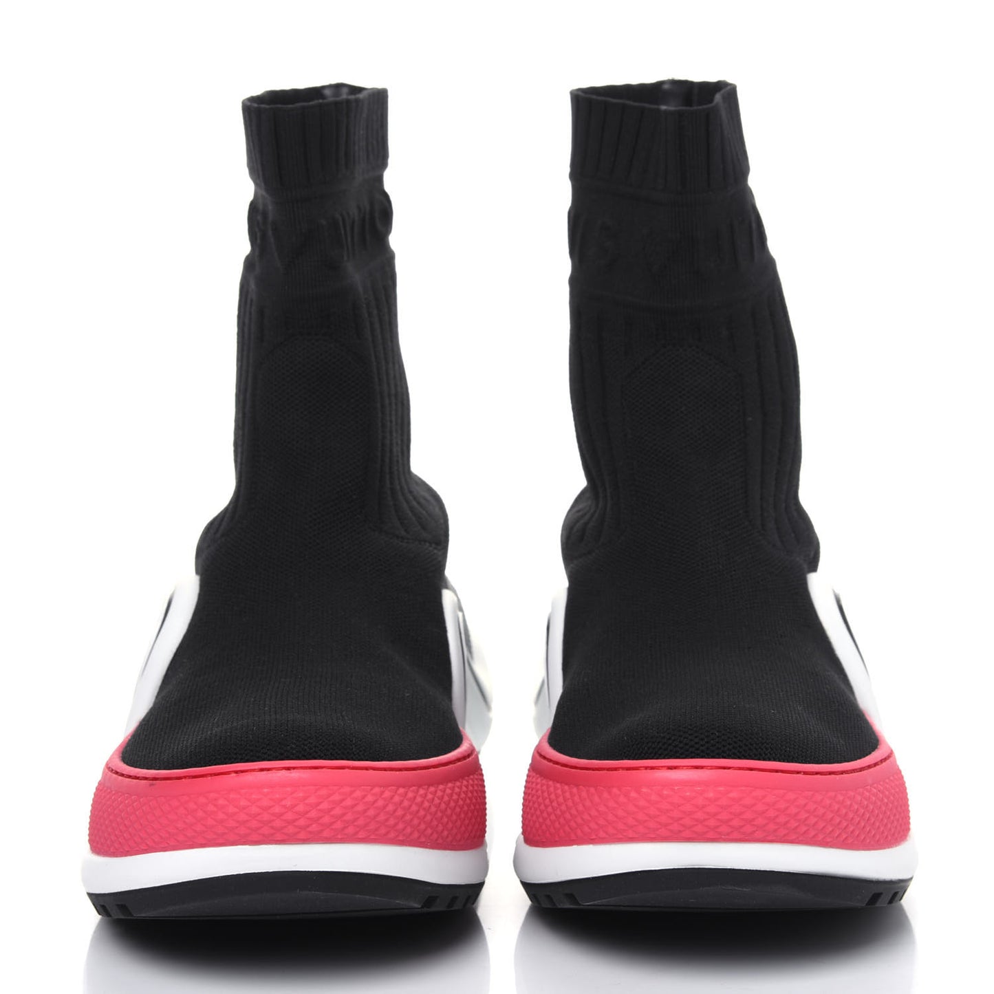 Stretch Textile LV Archlight Sneaker Boots 38 Fuchsia Black