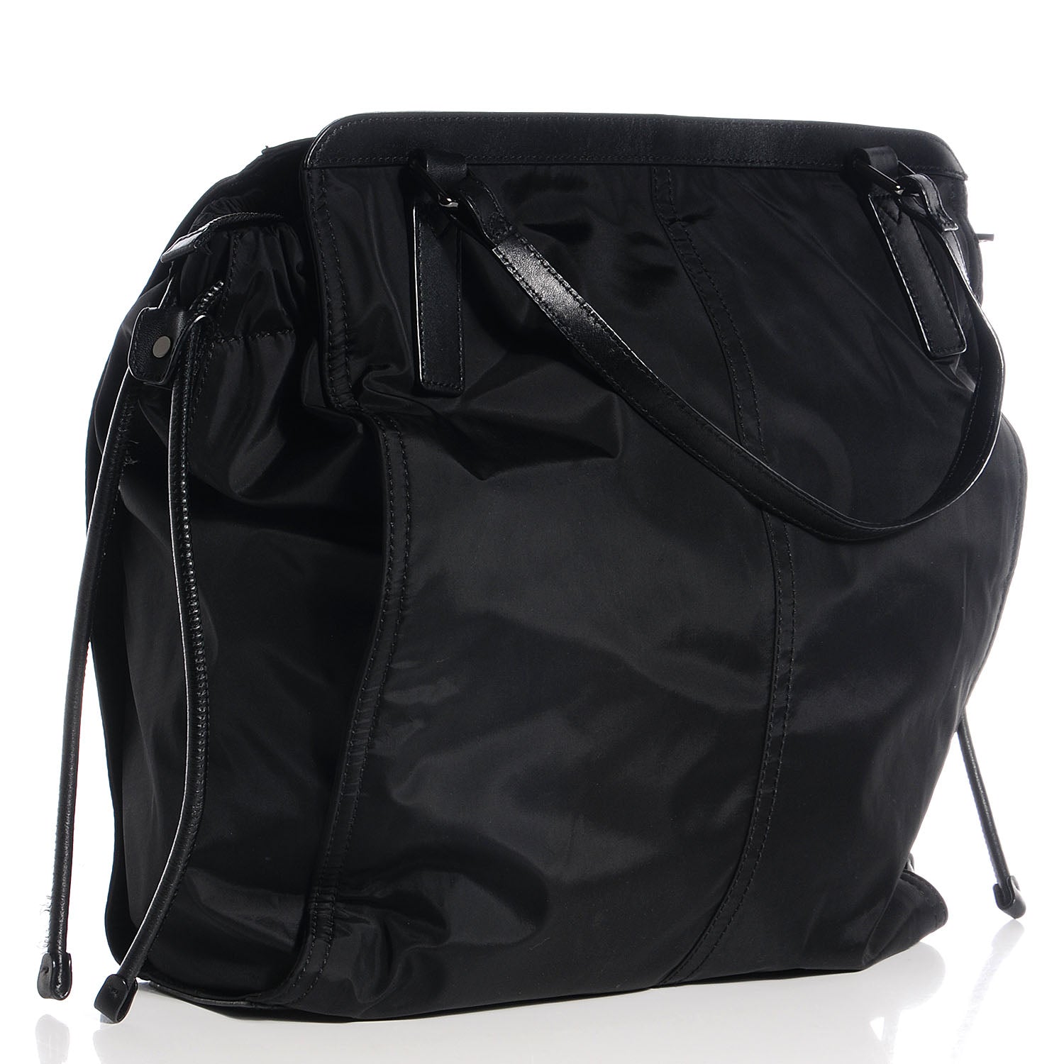 Burberry Nylon Buckleigh Packable Tote Black 3 of 9
