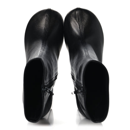 Balenciaga Shiny Soft Sheepskin Glove 80mm Ankle Boots 37.5 Black 2 of 8