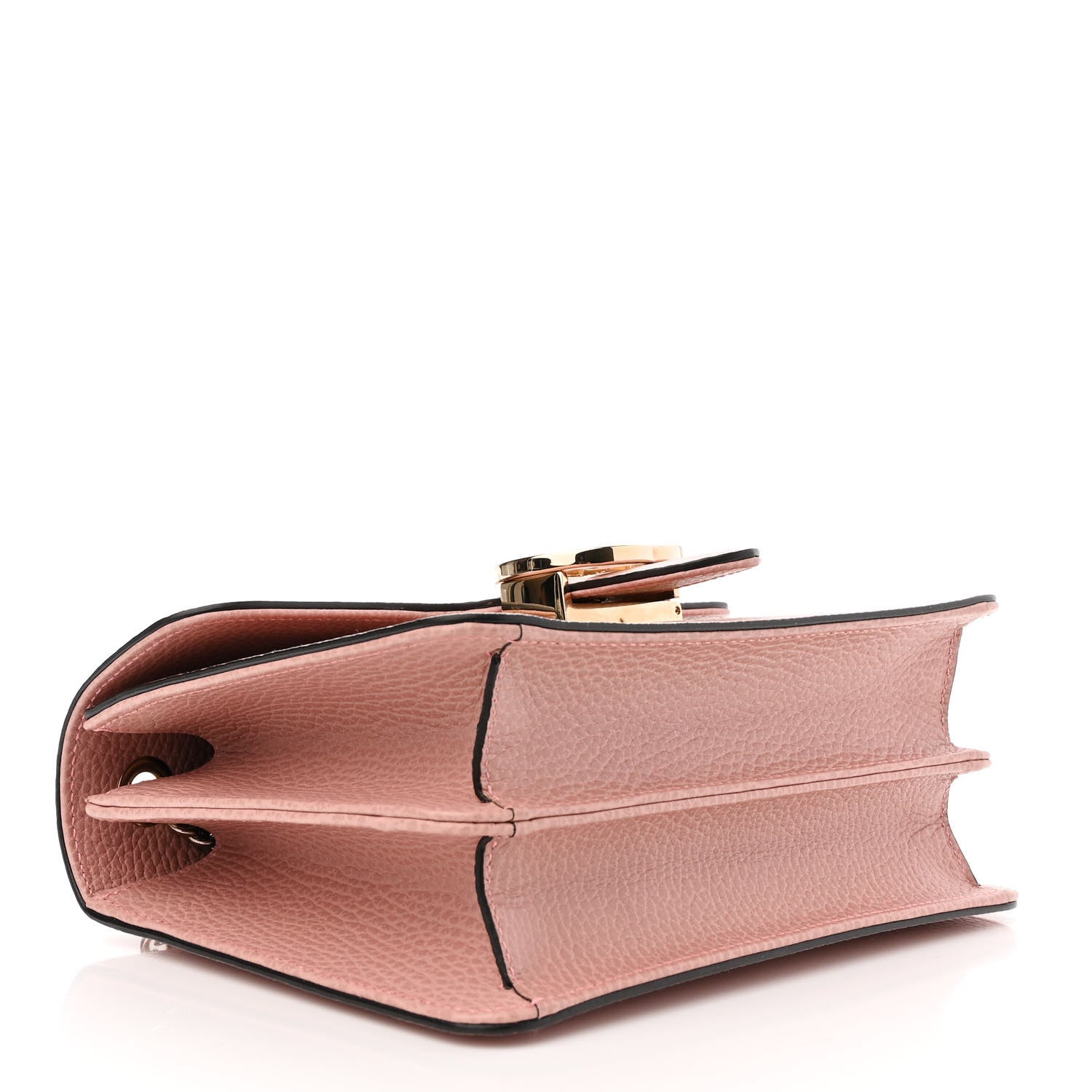 Gucci Dollar Calfskin Small Interlocking G Shoulder Bag Soft Pink 4 of 10