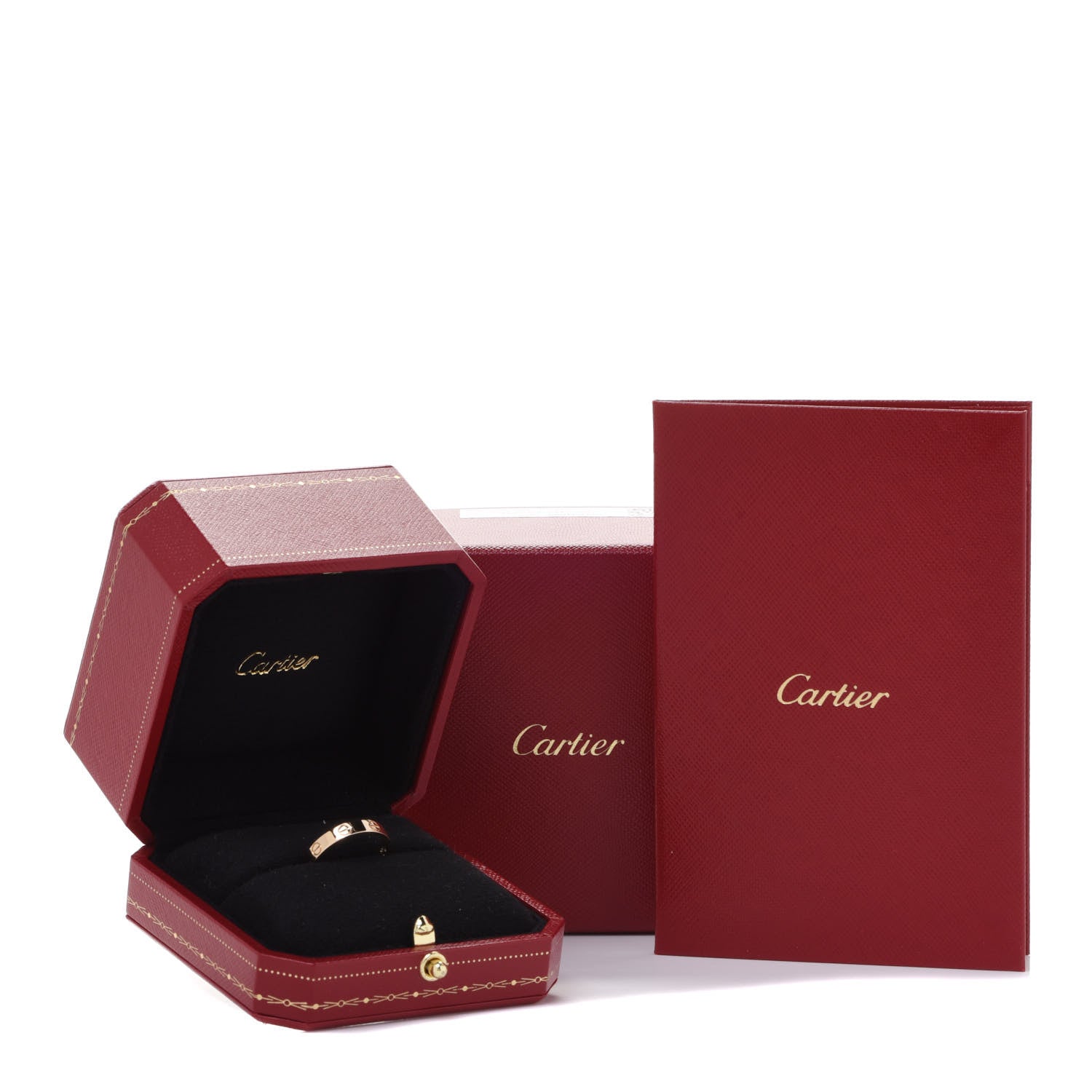 Cartier 18K Yellow Gold 3.5mm LOVE Wedding Band Ring 53 6.25 5 of 5