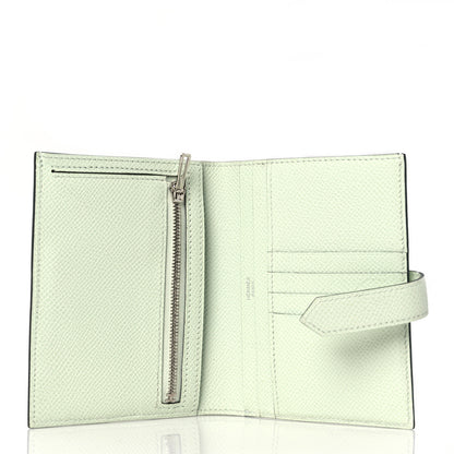Hermes Epsom Bearn Compact Wallet Vert Fizz 5 of 15