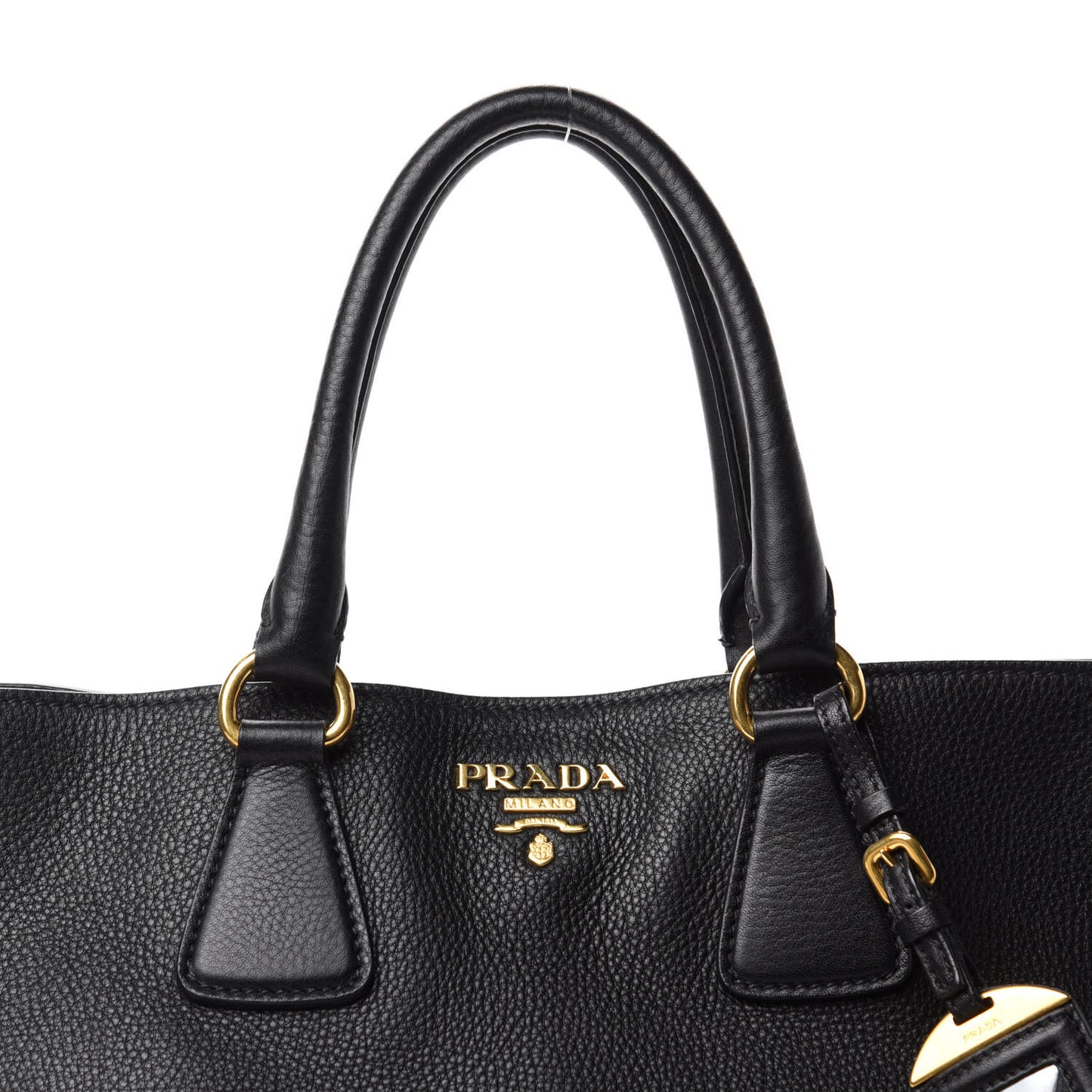 Vitello Daino Large Tote Black