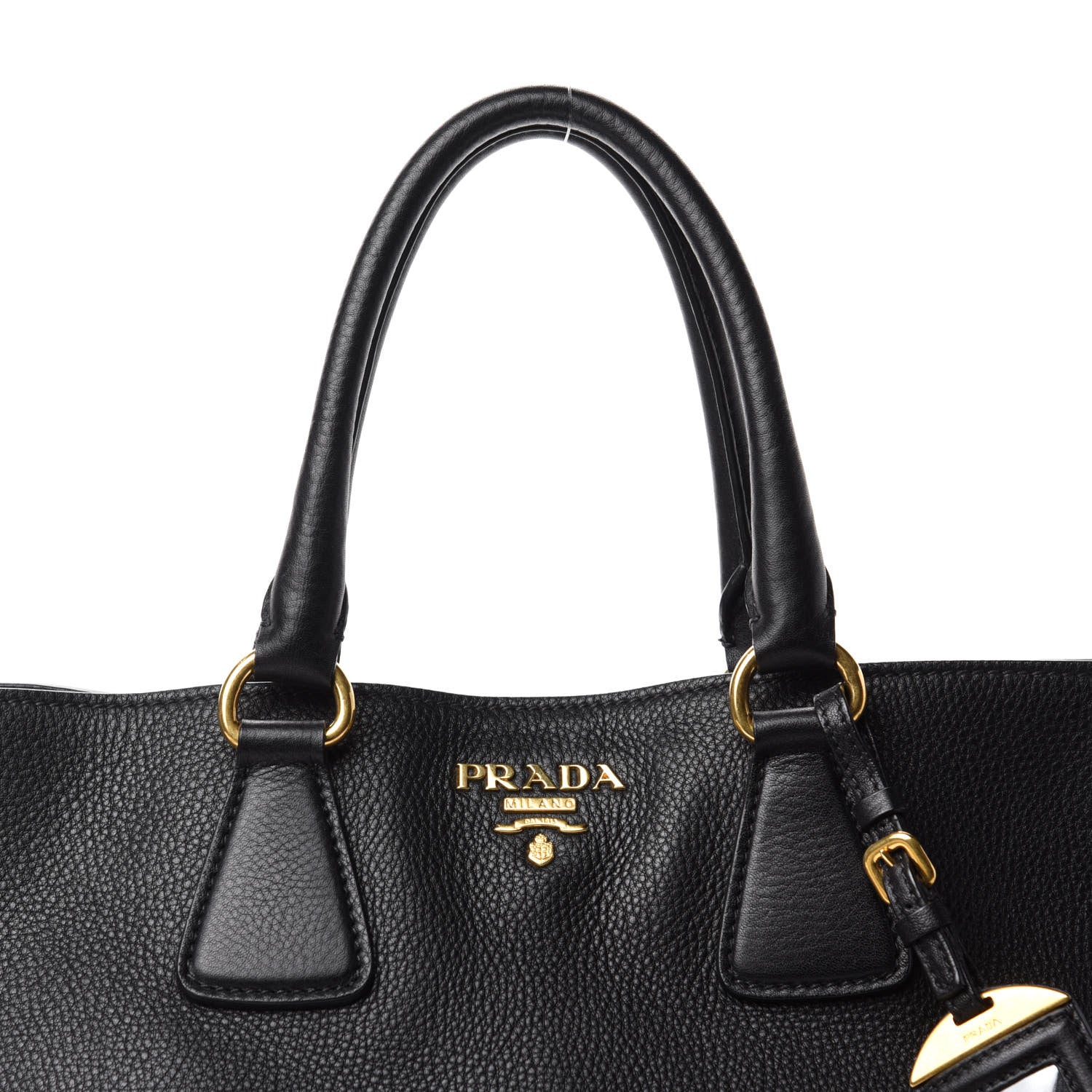 Prada Vitello Daino Large Tote Black 11 of 11