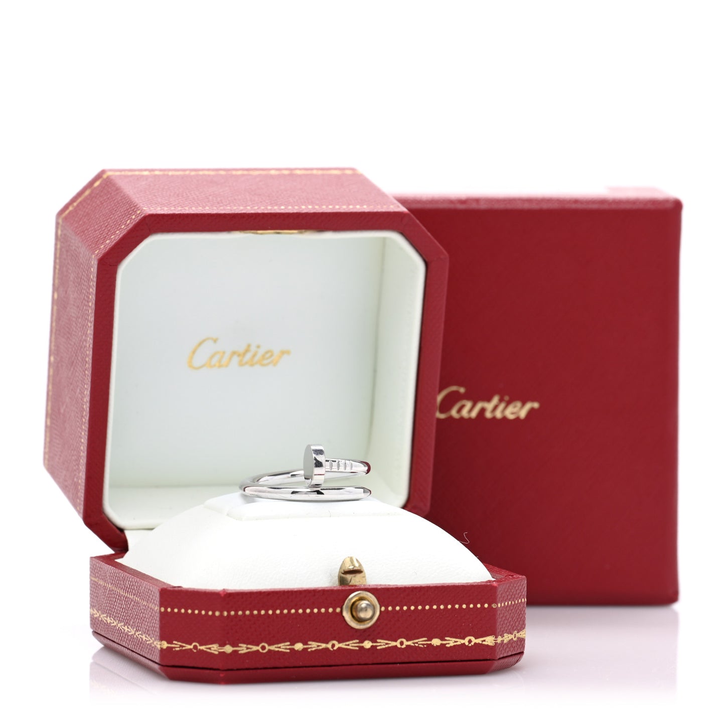 18K White Gold Juste Un Clou Ring 57 8