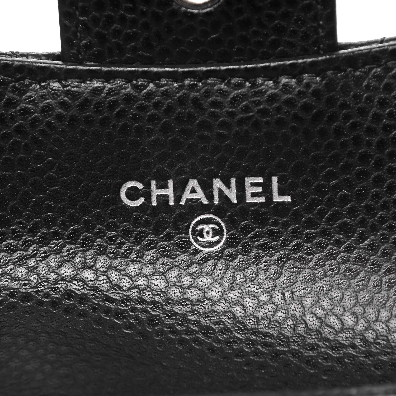 Chanel Caviar Quilted Flap Card Holder Black 6 of 9