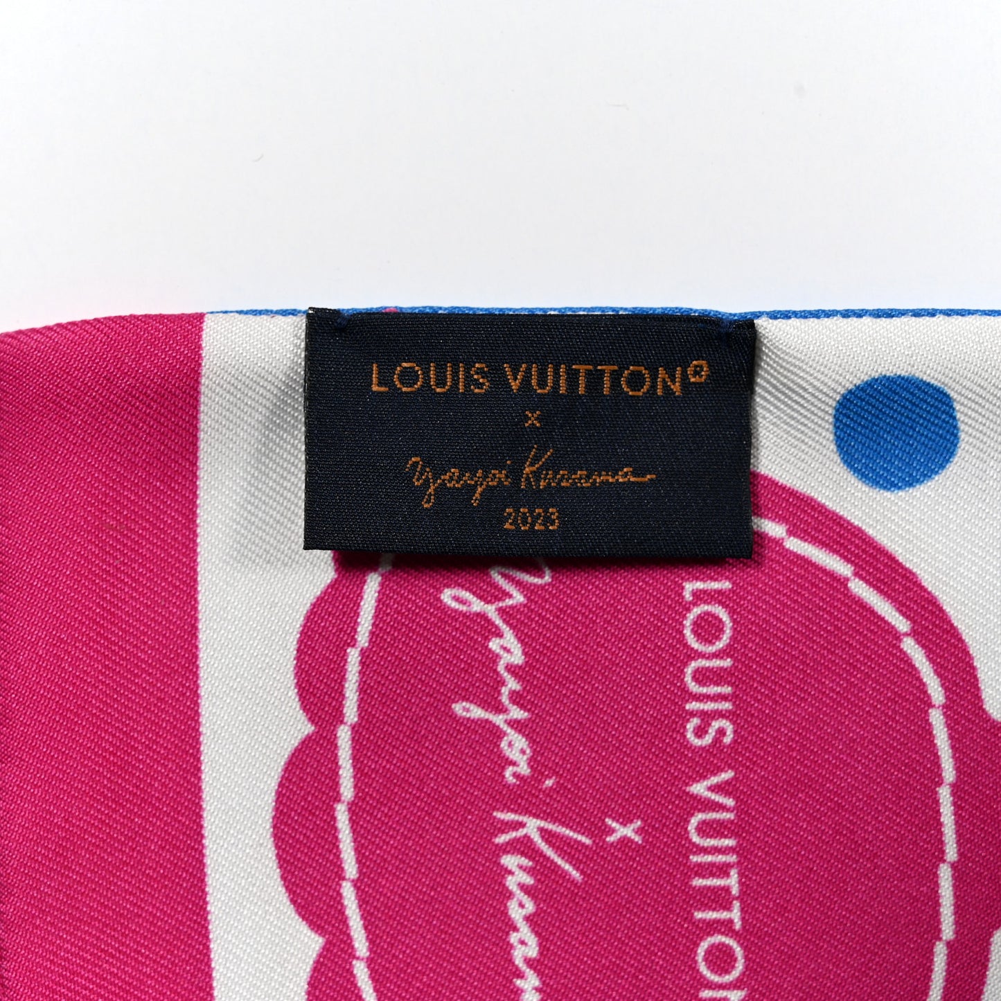 LV x YK Infinity Dots Bandeau Blue White