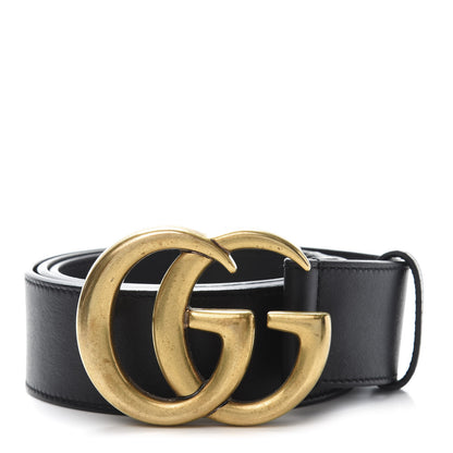 Gucci Calfskin Double G 40mm Belt 90 36 Black 1 of 6