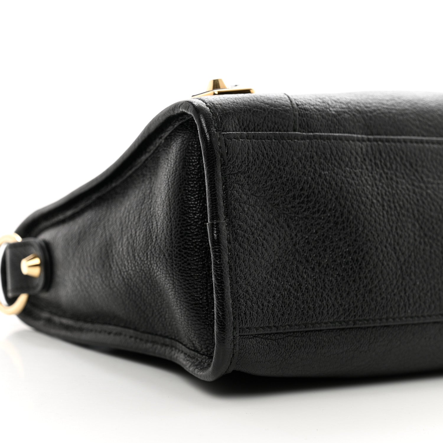 Balenciaga Chevre Gold Metallic Edge Hardware S City Black 9 of 10