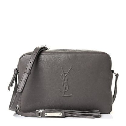 Saint Laurent Lambskin Monogram Small Lou Camera Bag Asphalt 1 of 5