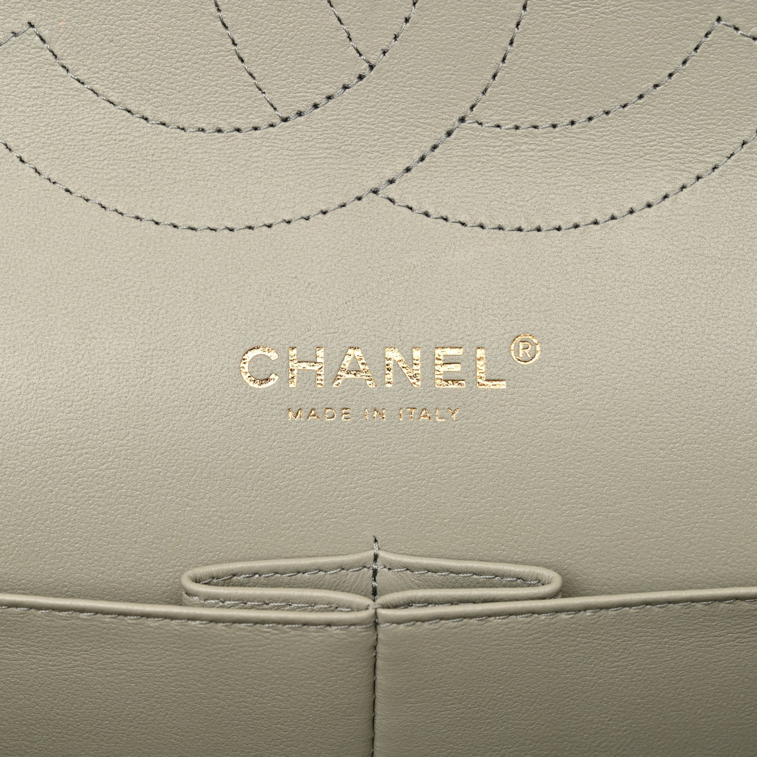 Chanel Lambskin Quilted Jumbo Double Flap Grey 6 of 13