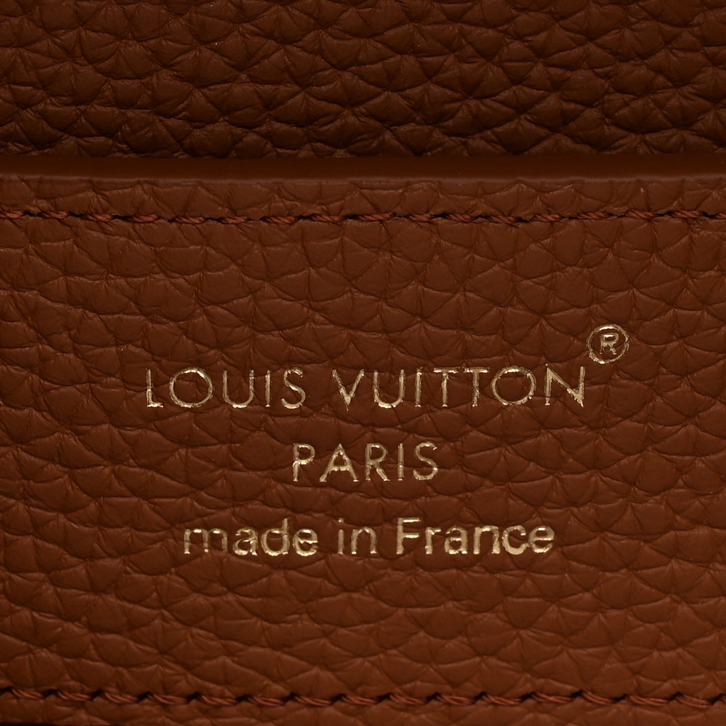 Taurillon Capucines BB Tan