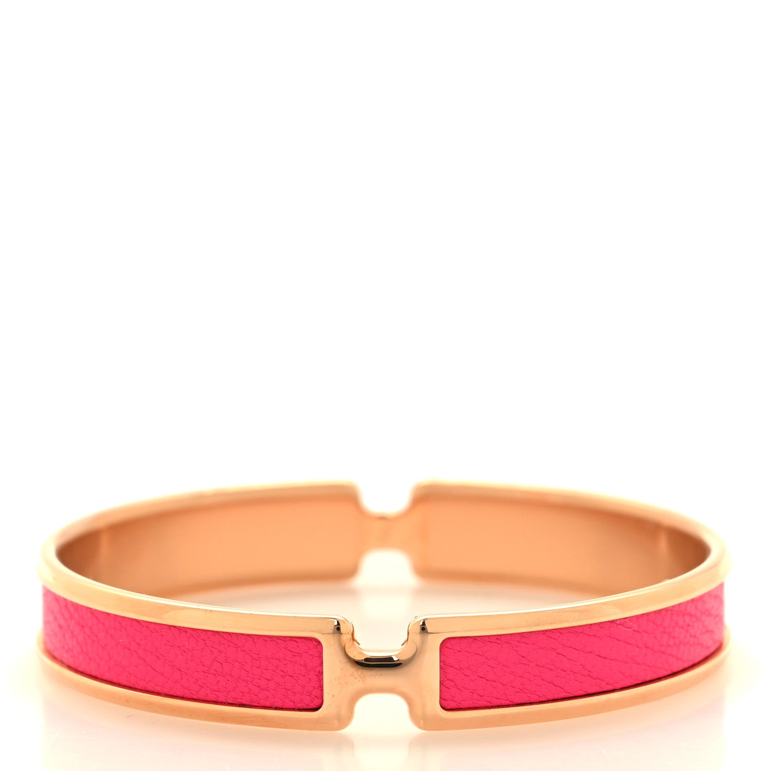 Hermes Chevre Chamkila Olympe Bracelet T2 Rose Pop 4 of 5