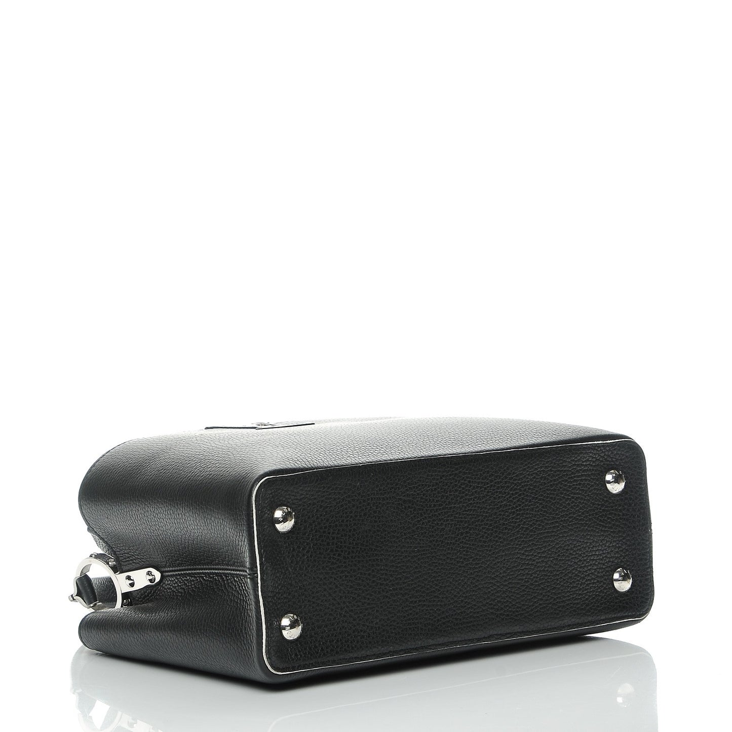 Taurillon Capucines PM Black White