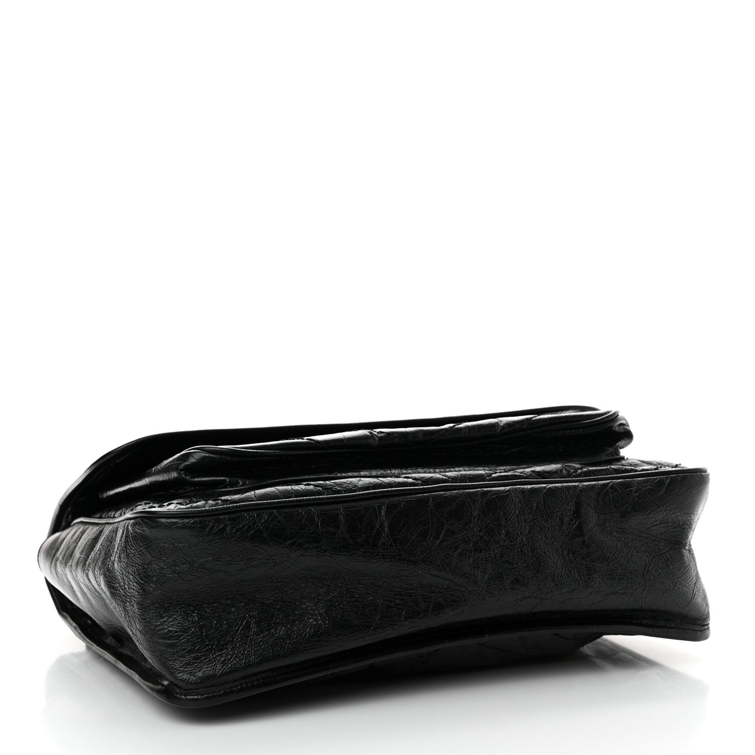 Saint Laurent Crinkled Calfskin Matelasse Monogram Large Niki Chain Satchel Black 4 of 11