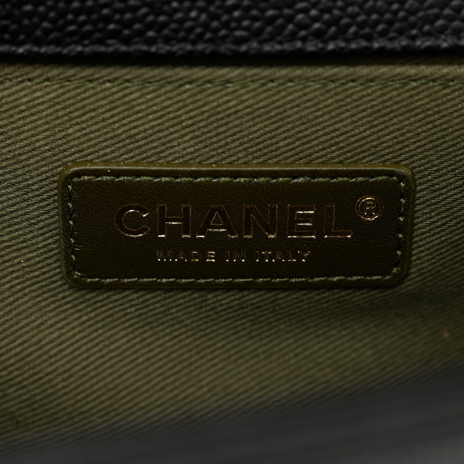 Chanel Caviar Quilted Medium Boy Flap Black 7 of 10