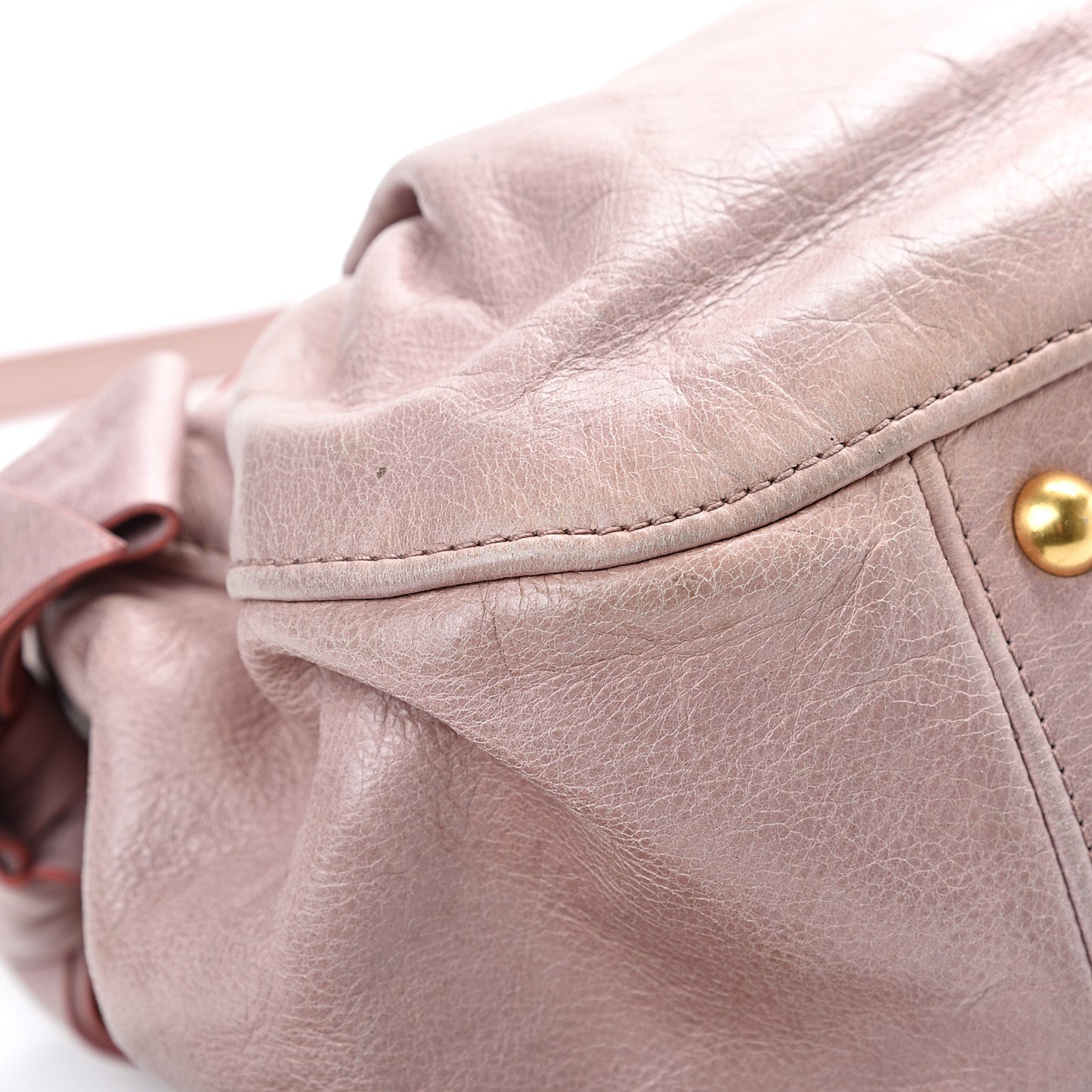 Vitello Lux Mini Bow Bag Mughetto