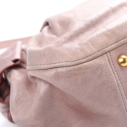 Miu Miu Vitello Lux Mini Bow Bag Mughetto 11 of 18