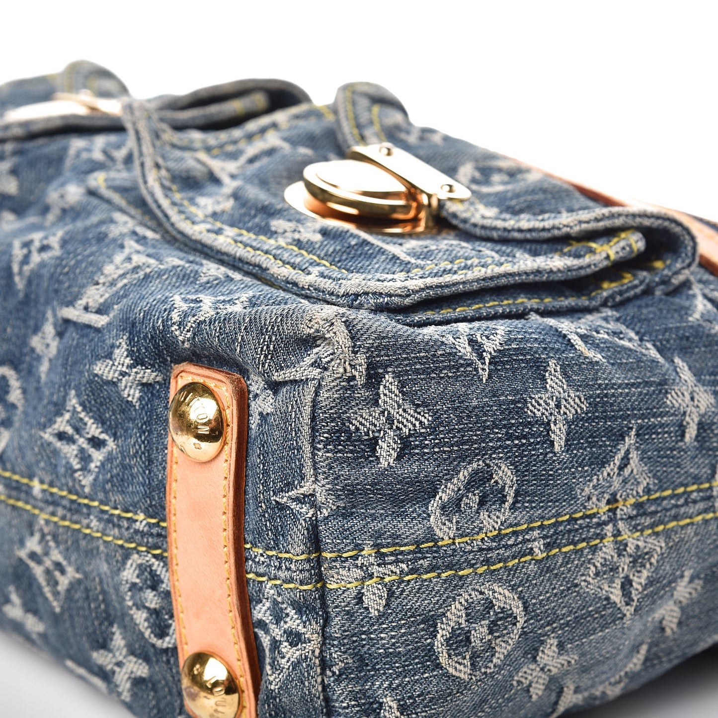 Monogram Denim Baggy PM Blue