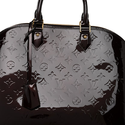 Louis Vuitton Vernis Alma GM Amarante 7 of 9