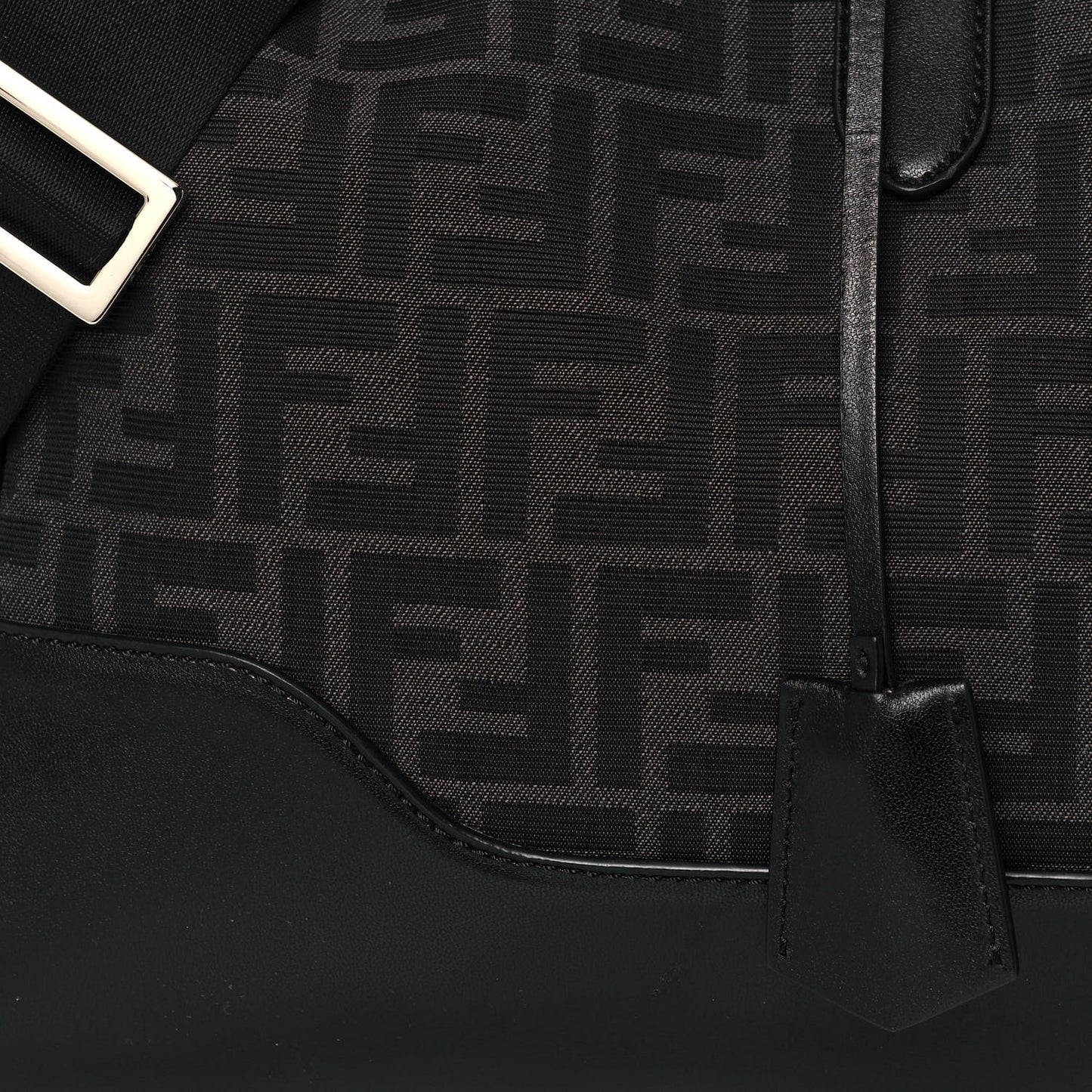 Fabric Jacquard FF 1974 Medium Duffle Bag Multicolor