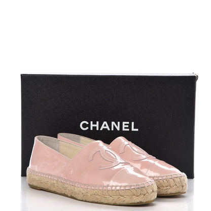 Chanel Patent CC Espadrilles 36 Pink 10 of 10