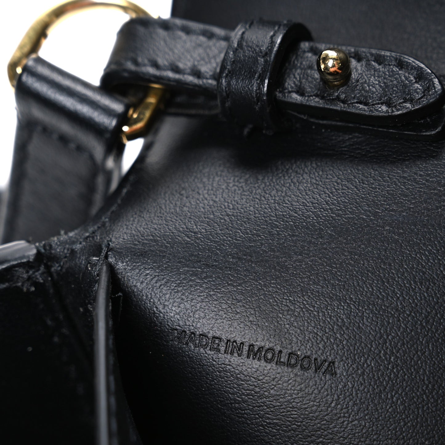 Calfskin Vintage Check New Hampshire Bag Black