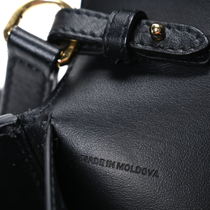 Burberry Calfskin Vintage Check New Hampshire Bag Black 7 of 11