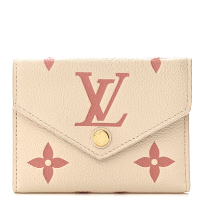 Louis Vuitton Empreinte Monogram Giant Victorine Wallet Creme Bois De Rose 1 of 7