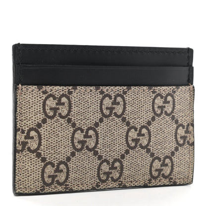 Gucci GG Supreme Monogram Tiger Print Card Holder Black 3 of 7