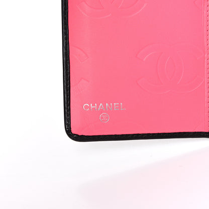 Chanel Calfskin Quilted Cambon Yen Wallet Black 5 of 10