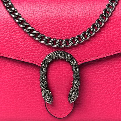 Gucci Dollar Calfskin Crystal Mini Dionysus Chain Wallet Box Pink 7 of 10