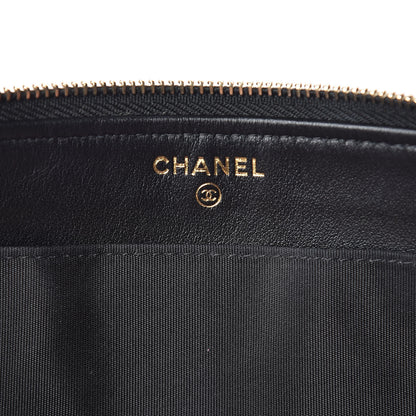 Chanel Caviar Quilted Small Zipped Boy Pouch Black 7 of 11