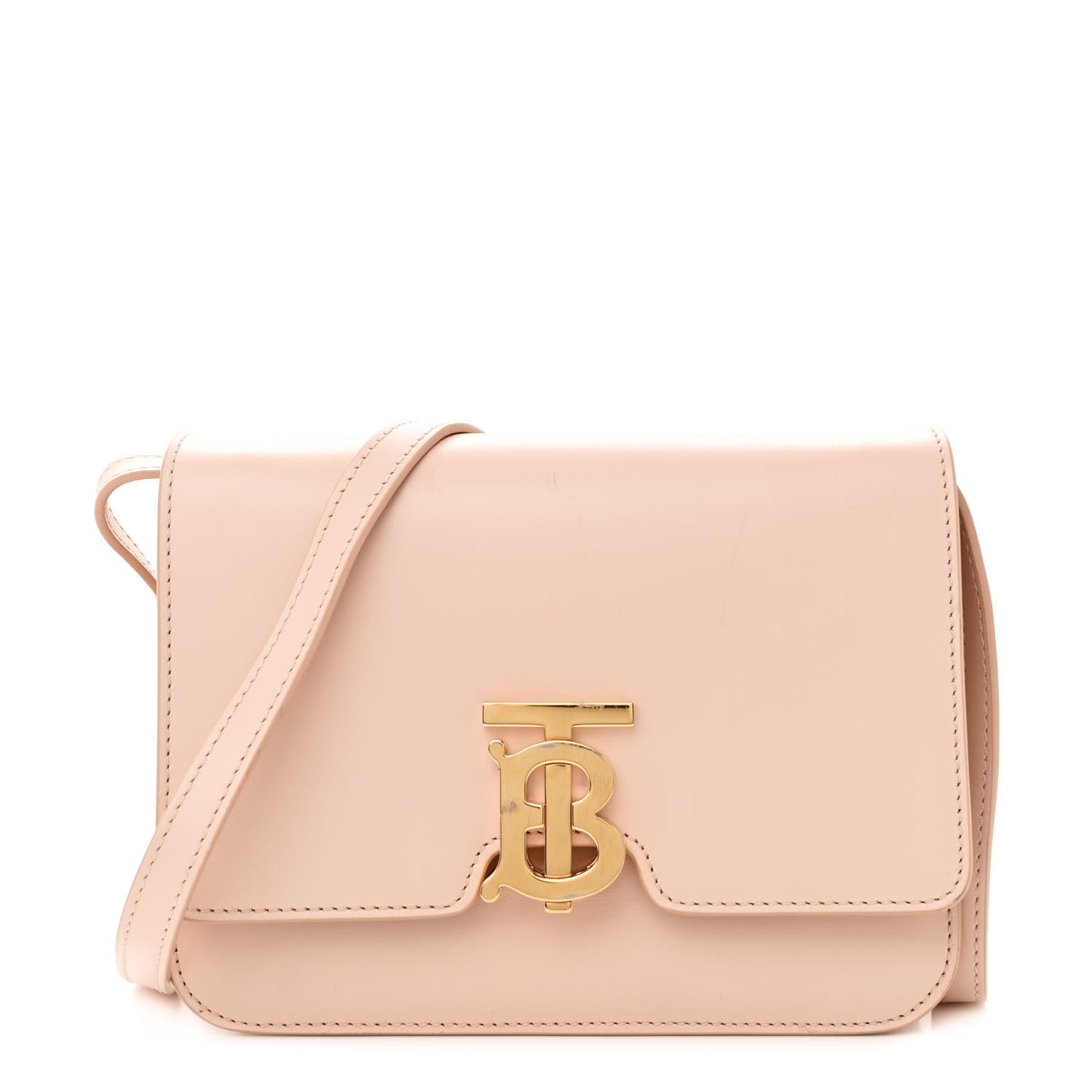 Calfskin Small TB Bag Rose Beige